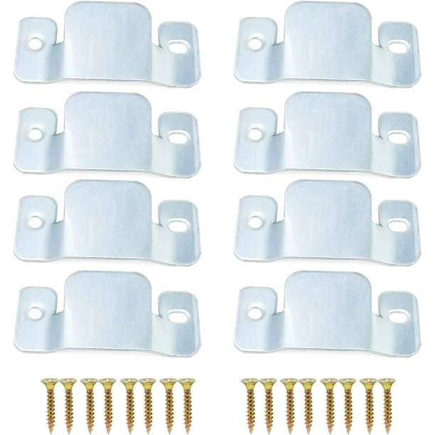 HSeaMall 8PCS Metal Sectional Sofa Interlocking Connector Clips