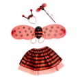 thumbnail image 2 of Kit de disfraz de abeja para niños, lindos accesorios de disfraz de animal para cosplay de Halloween para niñas. Rojo, 2 of 8