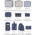 thumbnail image 2 of Joyway Packing Cubes 10 Piece Travel Packing Organizers with Extra Large Toiletries Bag for Clothes，Cosmetics，Shoes，Toiletry-Blue, 2 of 6