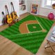 thumbnail image 1 of Alfombra de béisbol Carpet Osimiccp para dormitorio de niños, 180 x 270 cm, 1 of 6