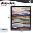 thumbnail image 4 of Stupell Industries Contemporary Layered Ocean Flow Black Floating Frame Canvas Art, 17 x 21, by Alonza Saunders, 4 of 8