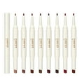 Rotating Double Headed Lipstick Lip Liner Moisturizing Does Not Fade