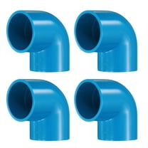 Uxcell 4Pcs 90 Degree Elbow Pipe Fittings 1 1/4" 2 Way Furniture Grade Connector