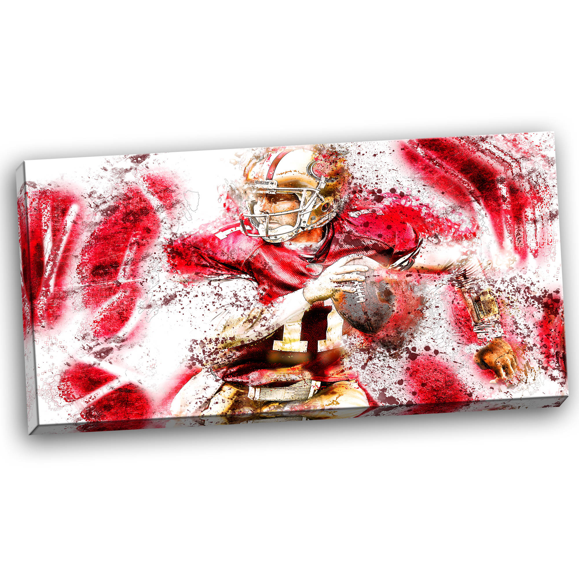 Design Art Football Go Long, 32" x 16"