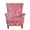 Paisley Flower Pink, variant on SEANATIVE Anti-slip Wingback Chair Slipcover 2 Piece Wing Chair Cover Soft Stretchy Armchair Cover Washable Stain-Resistant Dust-Proof Furniture Protector with Elastic Bottom, Floral Print Beige