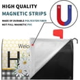 thumbnail image 4 of Welcome to Our Home Summer Mailbox Covers Magnetic Standard Size 21" x 18" Summer Daisy Floral Magnetic Mailbox Covers Bumble Bee Decorative Mailbox Cover Post Letter Box Wrap Outdoor Decoration, 4 of 6