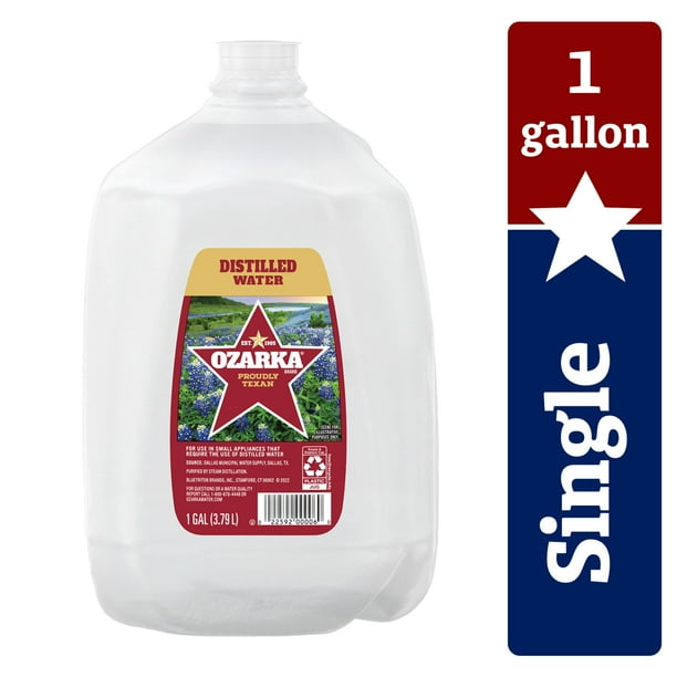 OZARKA Brand Distilled Water, 1gallon plastic jug