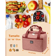 thumbnail image 4 of Bolsa Termica Lunchera Caja Fiambrera Escolar Loncheras Rosa, 4 of 4