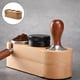 thumbnail image 5 of Soporte de Templado de Café BLESIY de Madera Pesada 51 mm 3 Ranuras, 5 of 7