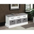 thumbnail image 2 of Coaster Traditional Wood 6-Drawer Rectangular Storage Bench in Gray, 2 of 13