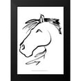 thumbnail image 2 of Ludwig, Alicia 18x24 Black Modern Framed Museum Art Print Titled - Equine Profile I, 2 of 5