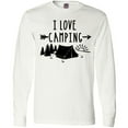 thumbnail image 3 of Inktastic I Love Camping- Tent and Trees Long Sleeve T-Shirt, 3 of 5