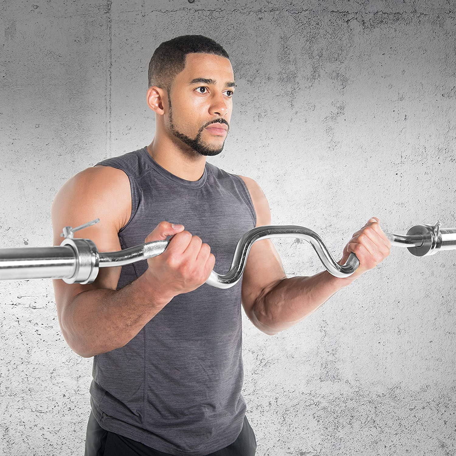 48-Inch  Curl  Barbell for 2-Inch Weight Plates | Multiple Options