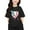 Black, variant on WOYY Toddler Girls Short Sleeve Graphic Tee Casual Active Crewneck T-Shirt, Sizes 3-13
