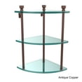 thumbnail image 4 of Three Tier Corner Glass Shelf - Venetian Bronze, 4 of 5