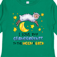 thumbnail image 4 of Inktastic I Love My Grandparents to the Moon and Back Cute Sheep Boys or Girls Long Sleeve Toddler T-Shirt, 4 of 5