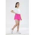 thumbnail image 4 of Girls Flowy Shorts,Spandex Liner 2-in-1 Youth Butterfly Skirts for Fitness, Running, Sports, 4 of 5