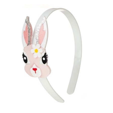 Easter Bunny/Daisy Girls White Headband