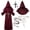Red, variant on Alaiyaky Monk Costume Adult Men Medieval Robe Priest Cloak Outfit Halloween Black Renaissance Vicar Uncle Fester with Hood Costume Cross Fancy Dress Cosplay Carnival