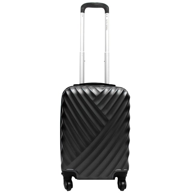 Maleta de Mano Travel Elite 16 Pulgadas Rígida y Resistente negro