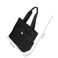thumbnail image 2 of Houderco Tote De Lona Y Oxford Negro Para Mujer Con Práctico Y Espacioso Para Guardar Objetos, 2 of 6