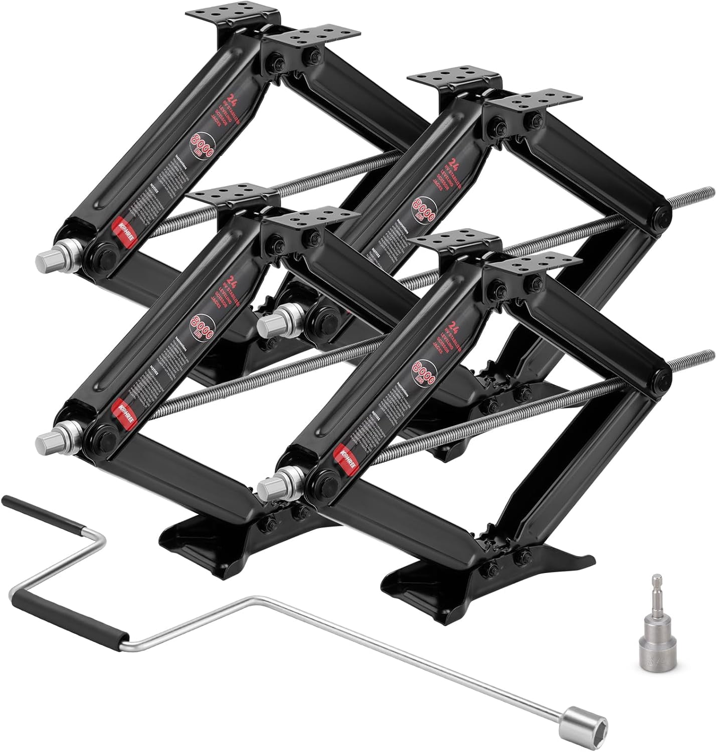 RV レジャーカーセット Ⅱ モリガング MORryde, 5th Wheel RV Stabilizer, SP54-180, Steel X-Brace