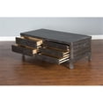 thumbnail image 6 of Pemberly Row 50" Transitional Wood Coffee Table in Dark Brown, 6 of 6