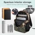 thumbnail image 4 of KUIFORTI Duck Brown Camo Boys Backpack Kids School Bag Large Capacity Bookbag with Side Pockets Adjustable Straps Lightweight Back to School Supplies, 4 of 7
