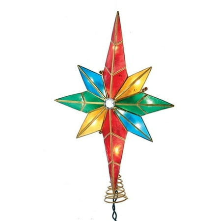 multi colored star of bethlehem capiz tree topper multi colored star of bethlehem capiz tree topper