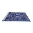 thumbnail image 2 of Ahgly Company Machine Washable Indoor Rectangle Persian Blue Traditional Area Rugs, 5' x 8', 2 of 4