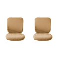 thumbnail image 2 of Guardoinrt Soft and Breathable Swivel Chair Cover Seating Experience Brown Backrest + Cushion Cover 2Set, 2 of 6