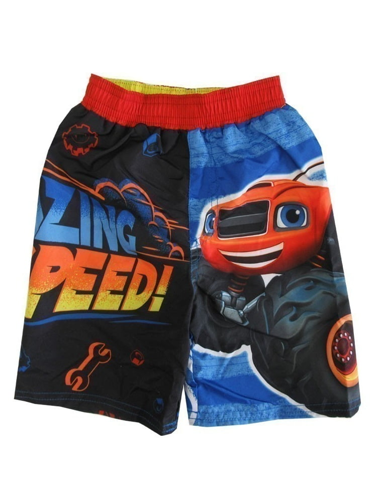 monster truck swim trunks