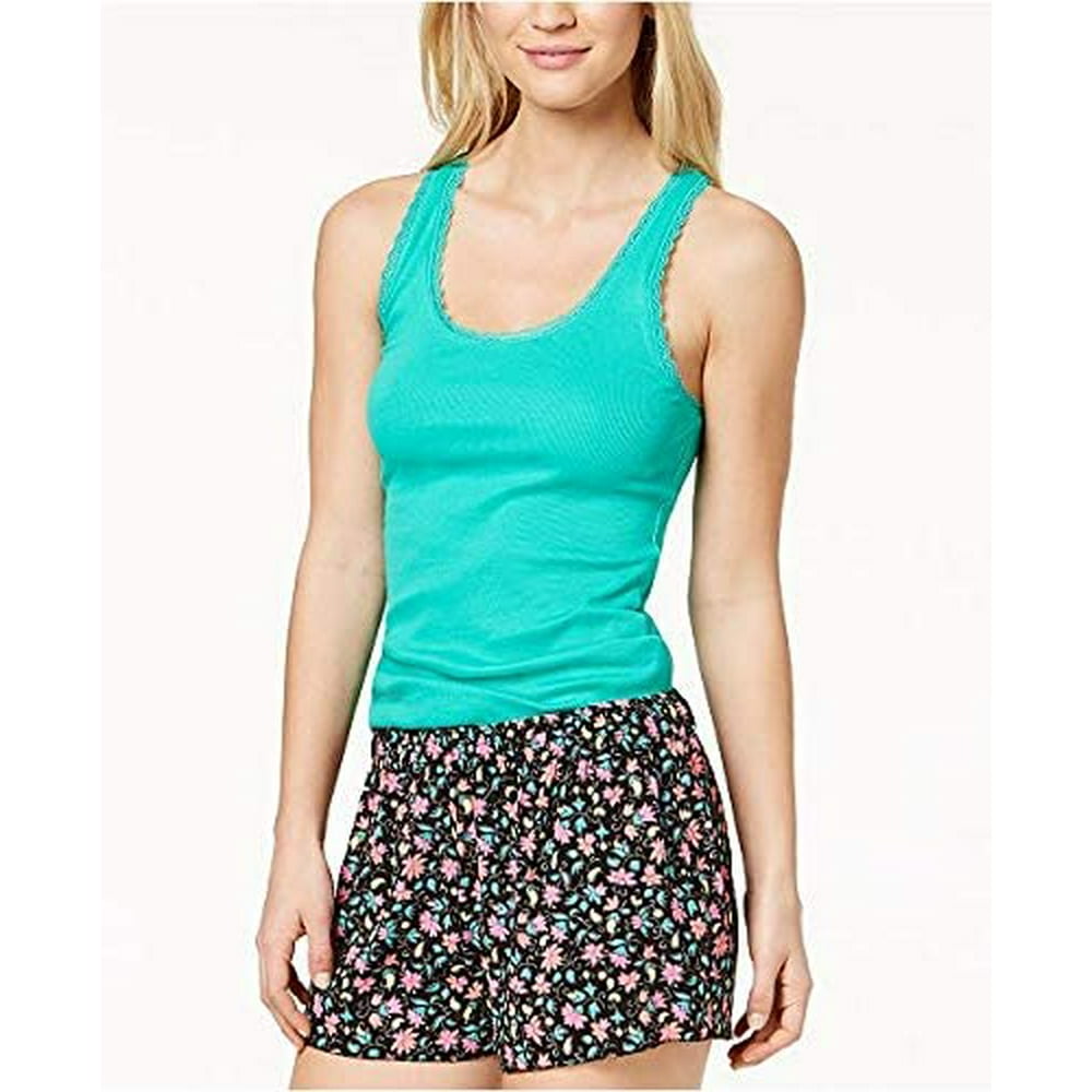 Jennifer Moore Jenni by Jennifer Moore Womens Solid Tank Top, Green