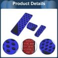 thumbnail image 5 of Unique Bargains 3 Pcs Automatic Foot Pedal Pads Foot Accelerator Pedal Covers for Jeep Grand Cherokee 2022-2025 Stainless Steel Blue, 5 of 6