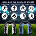 thumbnail image 4 of sunsanly Football Mouth Guard Adult Youth Sports Mouthguard with Strap Football Boxing Mouthpiece for Rugby Lacrosse Hockey, 4 of 8