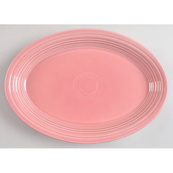 Open Box Homer Laughlin Fiesta Rose (Intro 1986) Oval Serving Platter 221199