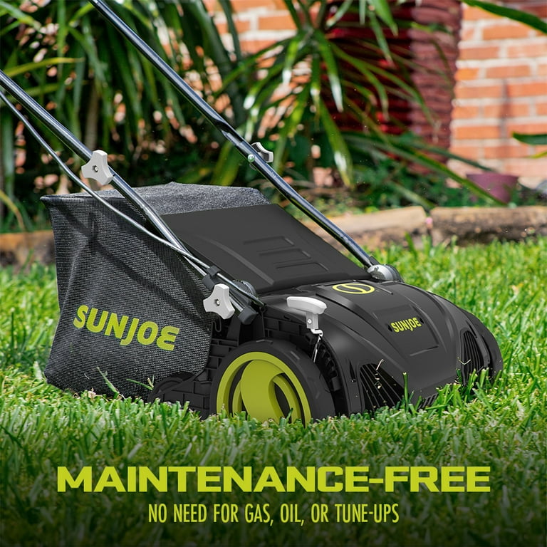 Sun Joe, Electric Lawn Dethatcher + Scarifier, 13-Amp, 15