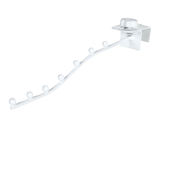 Iumwxz Artifact Bedside Clothes Hook Storage Hanging Clothes Rack Hook home tool White iron Clearance