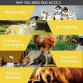 thumbnail image 4 of Bozal de seguridad para perros, bozal ajustable para morder, ladrar y masticar, 4 of 4