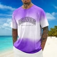 thumbnail image 3 of Los Angeles California Letter Graphic Tees for Men 2026 Summer Casual Short Sleeve Crewneck T Shirts West Coast Streetwear, 3 of 5