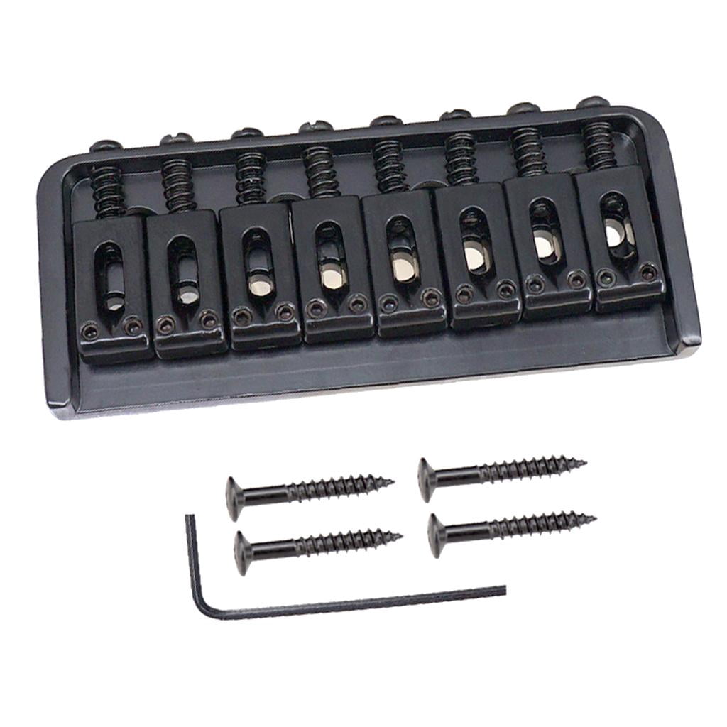 Dualoai 8 String Guitar Bridge Set Screw for Electric Guitar Replacement Parts Black