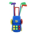 thumbnail image 2 of Juego de palos de Golf para niños, juguete educativo al aire libre, juego de jardín portátil, regalos de cumpleaños, juguete deportivo para niños de Hugo juguetes de golf para niños, 2 of 10