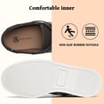 thumbnail image 4 of ​NCCB Boys Loafers Causal Slip on Dress Shoes for Boys Brown 1 Big Kid, 4 of 5