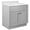 Gray, variant on Design House Brookings Vanity in Modern Birch with Solid White Cultured Marble Top, Fully Assembled, 31-inch