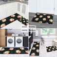thumbnail image 5 of Green and Black Christmas Plaid Santa Pattern Kitchen Rugs Sets Of 2,Anti Fatigue Kitchen Mat Rugs Non Slip Washable,Decorative Kitchen Floor Mats for Kitchen,Sink,Laundry,17"x30"+17"x47", 5 of 7