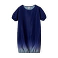 thumbnail image 5 of Gvmfive Womens Summer Casual Short Sleeve Gradient Loose Dress Plus Size, 5 of 5