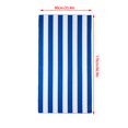 thumbnail image 2 of LACKUST Absorbent Quick-Drying Beach Towel for Adults & Kids, Sand-Resistant, Blue-White Striped Design (Not Specified Size), 2 of 2