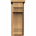 thumbnail image 2 of 7 1/2"W x 12"D x 20"H Pescadero Smooth Corbel w/Backplate, Western Red Cedar, 2 of 9