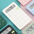 thumbnail image 7 of FHBVT 8-Digit Large Display Calculator, Portable Office & School Desk Calculator, Quiet Operation with Round Buttons, Compact & Easy to Use, Ideal for Business, Home & Classroom, 7 of 7