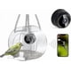 thumbnail image 1 of 1080p Wifi Remote With Camera Hanging Birdhouse Garden Decoration White Plastic High-definition Outdoor Birdfeeders,100% New, 1 of 5